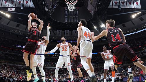 NBA杯-公牛力克尼克斯开季5-0 吉迪32+10+9 布伦森29+7